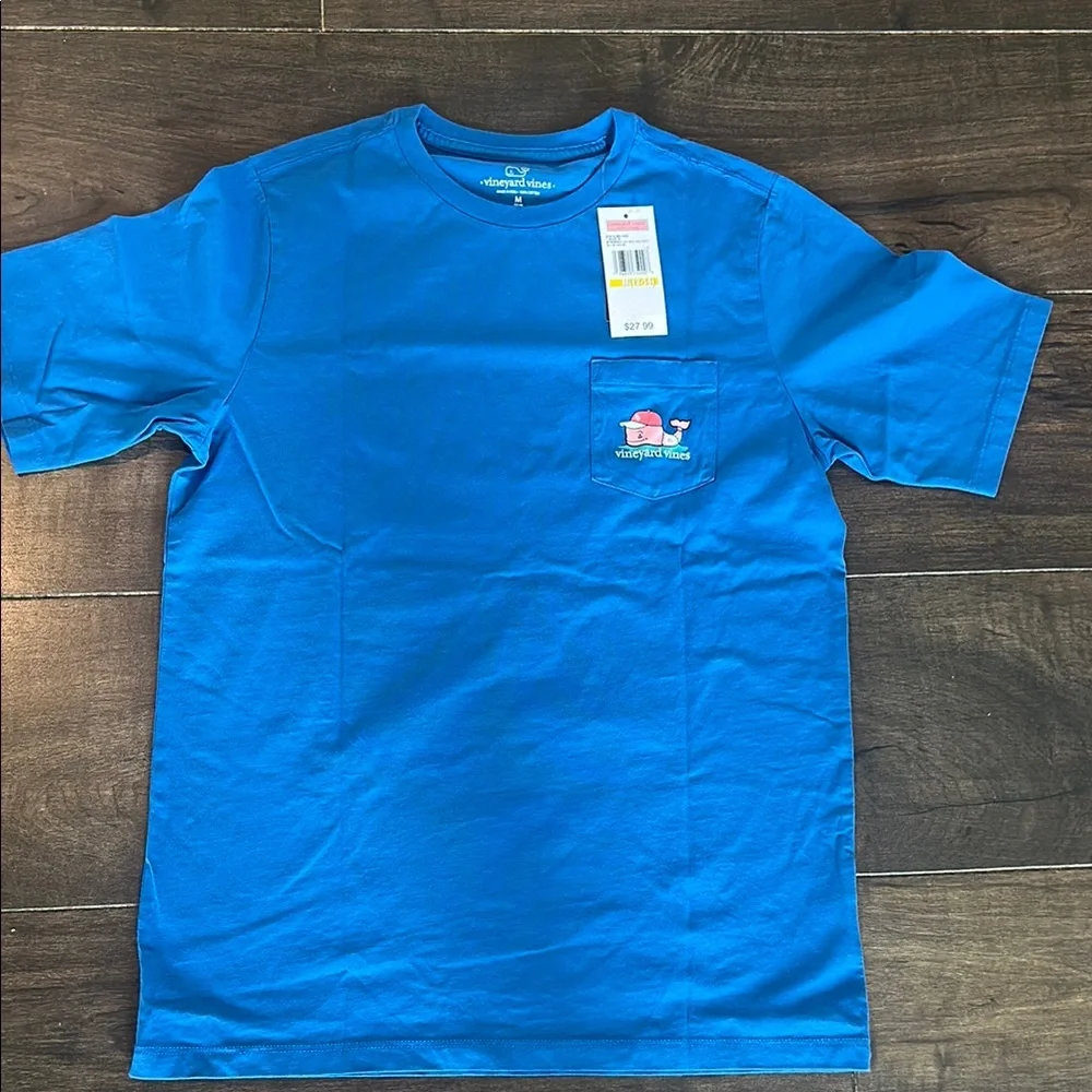 NWT Boys Vineyard Vines Blue Graphic T-Shirt - Picture 1 of 5